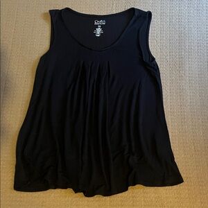 croft & barrow Women's Classic Black Sleeveless Top PXS